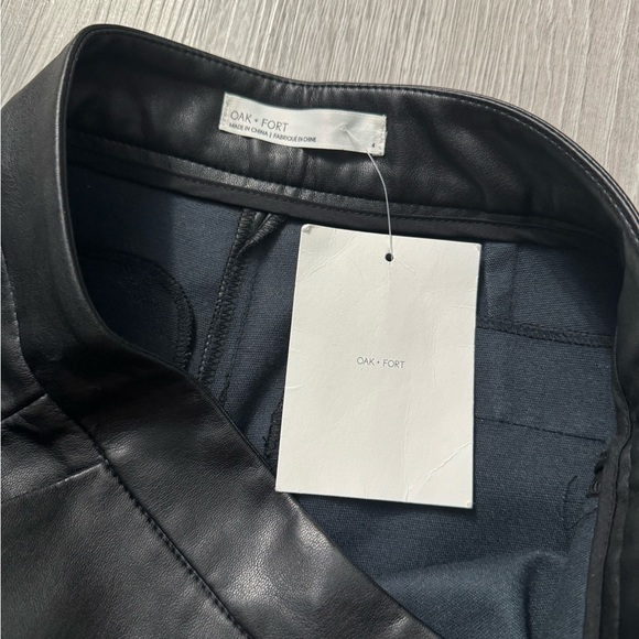 Oak + fort vegan leather pants - Picture 4 of 6